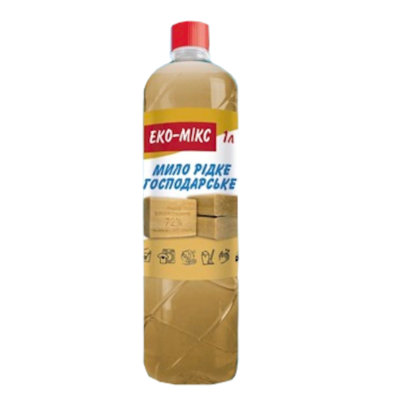 Мило рідке Еко-Мікс (4821282249828), господарське, 1 л